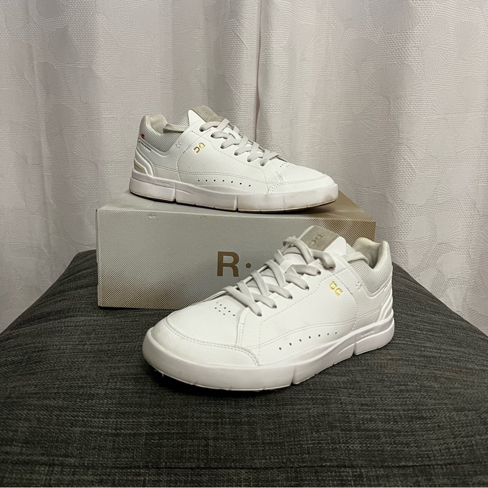 The Roger Advantage On Running White Sneakers